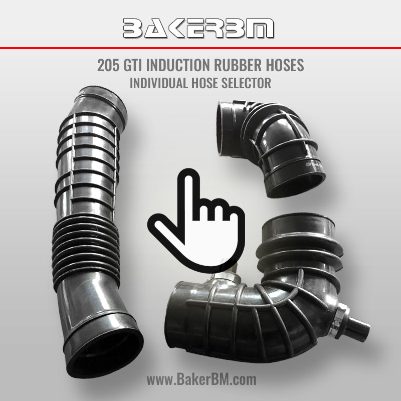 205 GTI Rubber Induction Hoses - Individual Hose Selector