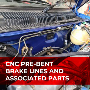 CNC Pre-Bent brake lines and associated parts